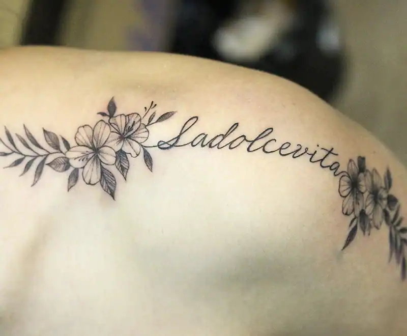 투허드 타투 - 레터링 투허드 타투 - 레터링